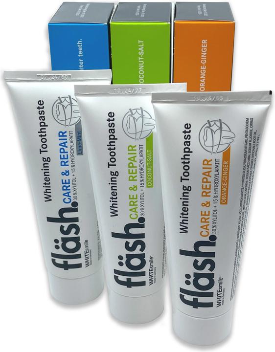 Immagine prodotto Fläsh Dentifricio sbiancante al sale di cocco (75 ml)
