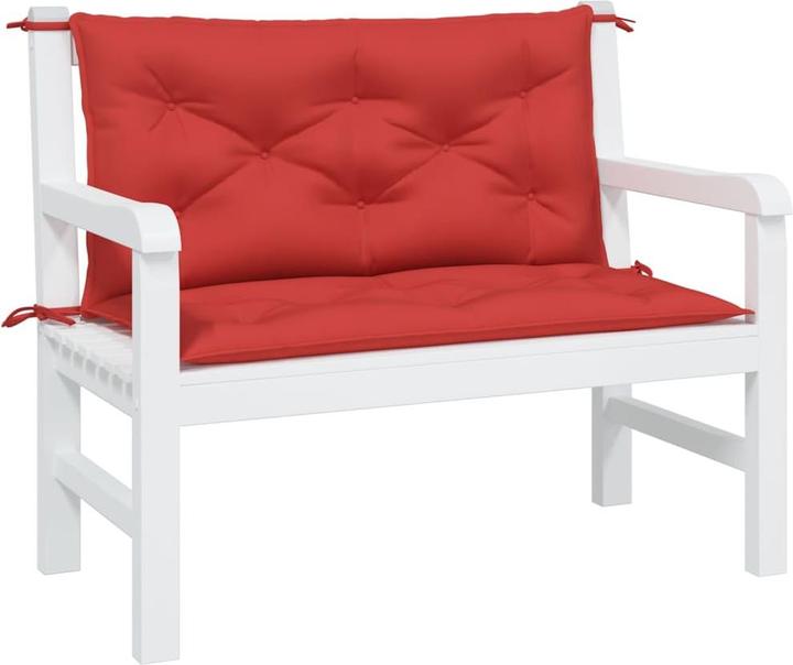 Produktbild VidaXL Gartenbank-Auflagen 2 Stk. O x ford-Gewebe (100 x 50 x 7 cm)