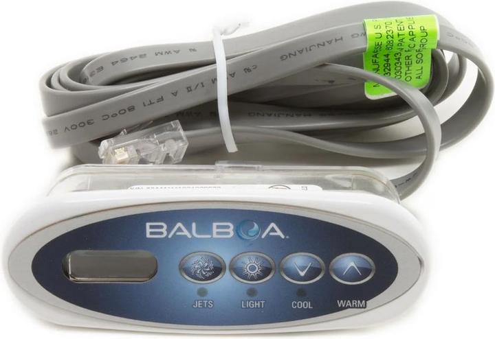 Produktbild Balboa Bedienfeld VL240 (GRAY) mit Overlay (J/L/-/+)