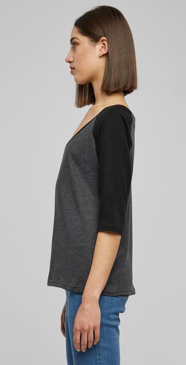 Immagine prodotto Urban Classics Tee Raglan 3/4 da donna a contrasto (3XL)