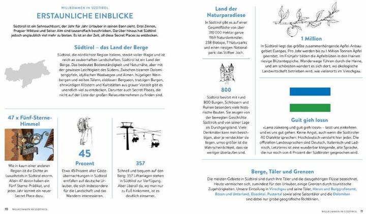 Produktbild Secret Places Südtirol (Deutsch, Markus Meier, Lisa Bahnmüller, 2022)
