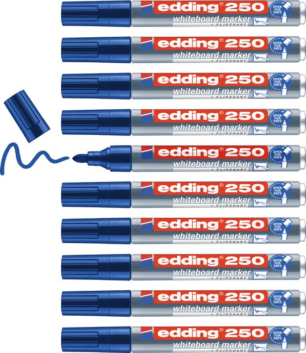 Actual product image Edding 250 (Blue, 3 mm, 1 x)