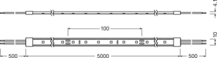 Image du produit Ledvance Bande LED (Lumière du jour, 500 cm, Intérieur, Extérieur)