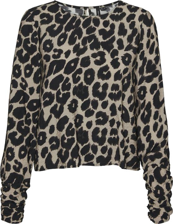 Image du produit Vero Moda Vmiris L/S Rouching Top Wvn Pop1 Ga Top (XS)