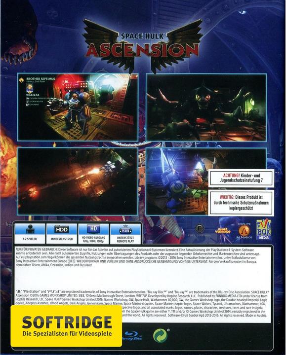 Actual product image Avanquest Space Hulk: Ascension (PS4, EN)