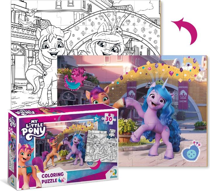 Actual product image Dodo Colouring 2in1 My Little Pony (30 pieces)