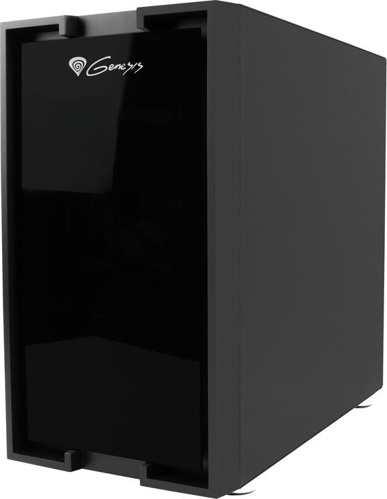 Actual product image Natec GENESIS Irid 353 ARGB - Micro Tower - PC - Acrylonitrile Butadiene Styrene (ABS) - S (ATX, Mini-ATX)