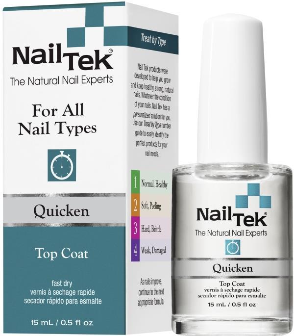 Produktbild Nail Tek Quicken (Transparent, Top Coat)