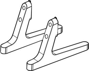 Actual product image LG ST-653T Stand (for One:Quick Works 55CT5WJ, 43 inch 109cm, 50 inch 127cm, 55 inch 139cm, 65 (65")
