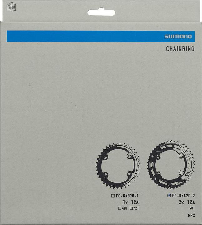 Image du produit Shimano Plateau de pédalier GRX FC-RX820-2 (48)