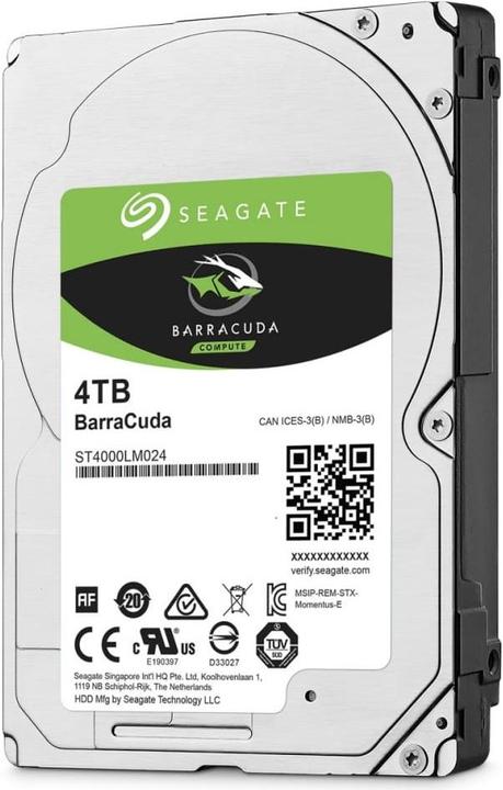 Produktbild Seagate BarraCuda (4 TB, 2.5", SMR)