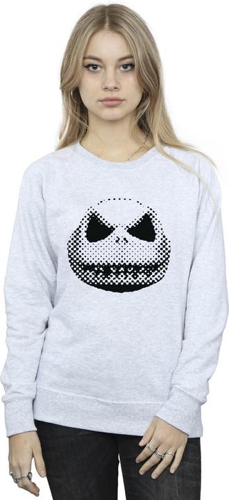 Actual product image The Nightmare Before Christmas Womens/Ladies Pixel Face Sweatshirt (XL)