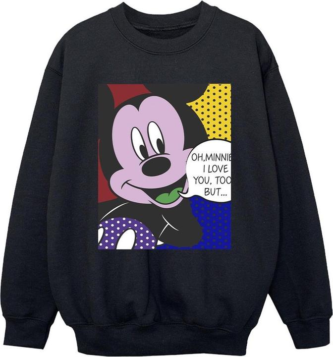 Produktbild Disney Mickey Mouse Oh Minnie Pop Art Sweatshirt Jungen (140, 146)