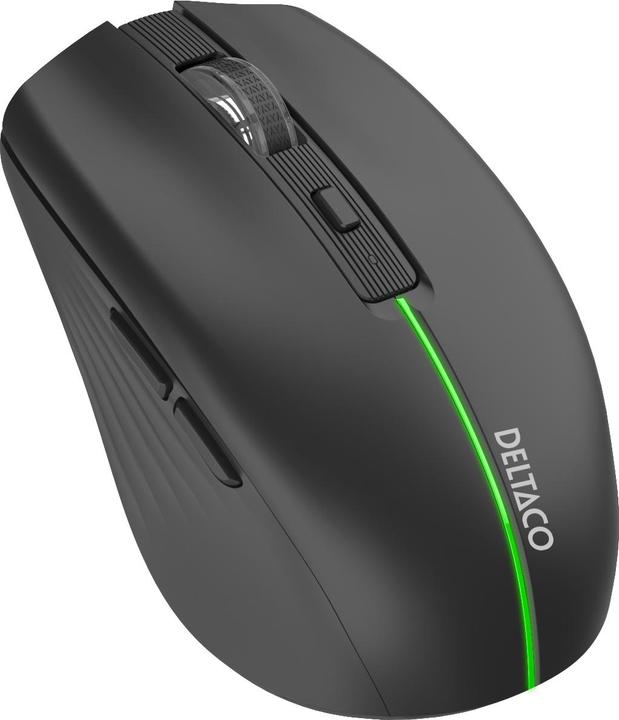 Produktbild Deltaco Wireless Mouse - Gaming Mus - Optisk - 6 knapper - Sort
