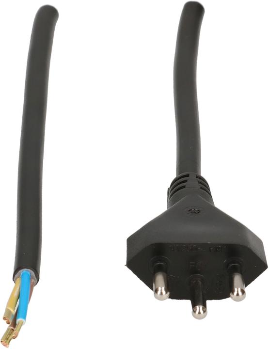 Actual product image Max Hauri TD mains cable H05VV-F3G1.0 (5 m, Type 12)