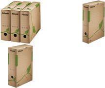 Produktbild Dymo Esselte Archiv-Schachtel ECO, DIN A4, braun (B)80 mm aus 100% recycelter Pappe, zu 100% wiederverwer (A4)