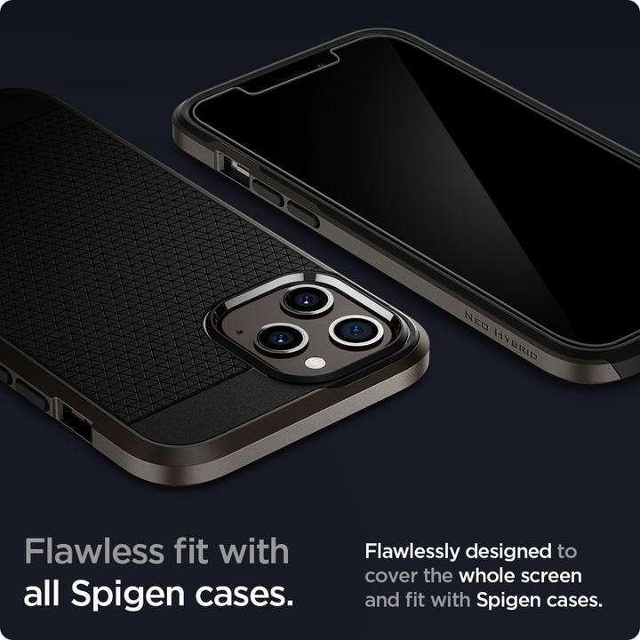 Image du produit Spigen Glas tR EZ Fit(2Pack) (2 pièce(s), Apple iPhone 12 Pro Max)