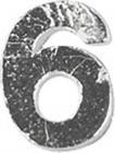 Image du produit Rayher Numéros de cire -6-, argent, 2 pièces