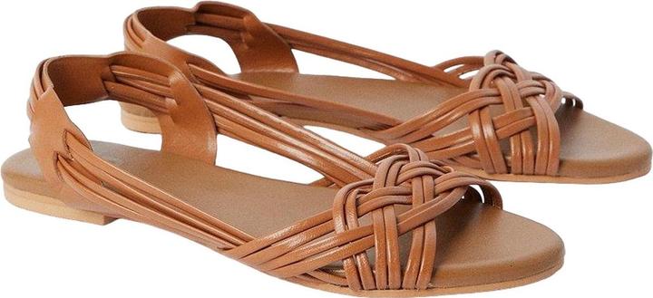 Actual product image Dorothy Perkins Womens/Ladies Jocelyn Plaited Leather Flat Sandals (39)