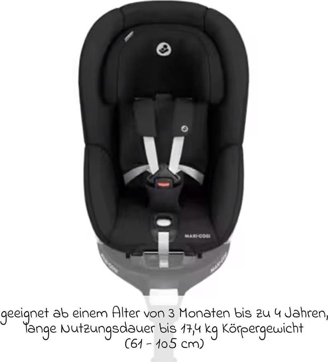 Produktbild Maxi-Cosi Reboarder Reboarder-Kindersitz Pearl 360 drehbar ab (Reboarder, ECE R129/i-Size Norm)