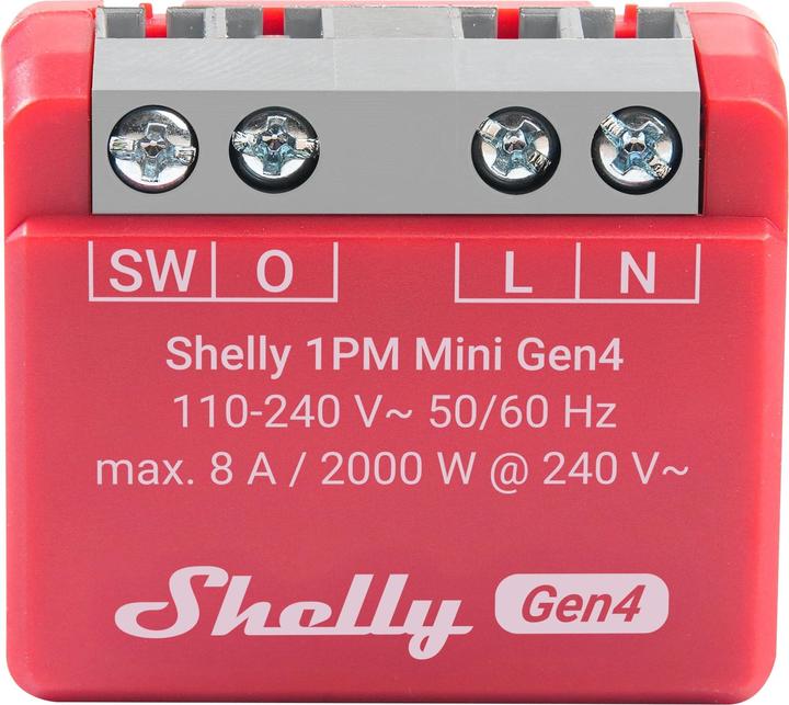 Immagine prodotto Shelly 1PM Mini Gen4 (Attuatore dell'interruttore)