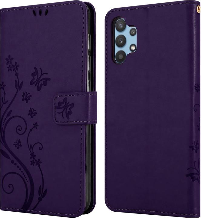Actual product image Cadorabo Flower Book cover (Samsung Galaxy A32 5G)