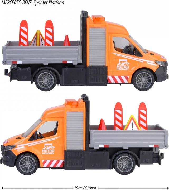 Image du produit Majorette Mercedes-Benz Sprinter Platform