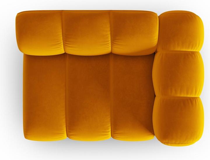 Actual product image Micadoni Velvet Modul Right, "Lupine", 1 Seat, 115x95x70Made in Europe (2 person sofa, 3-seater, 4-seater)