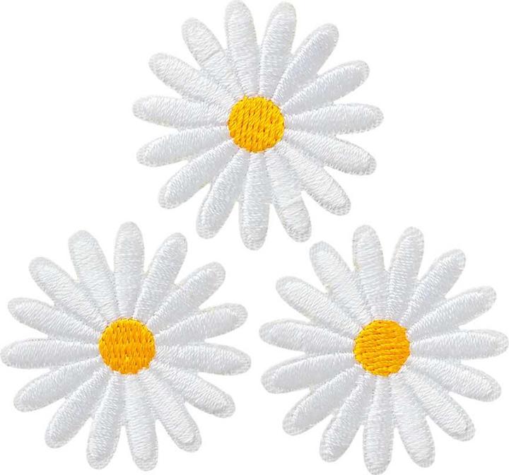 Mono Quick Set Blumen weiss (3 x)
