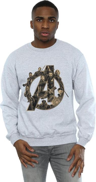 Actual product image Avengers Infinity War Mens Logo Sweatshirt (3XL)