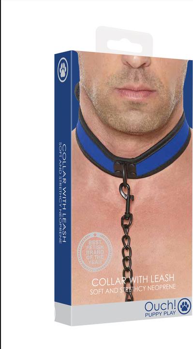 Actual product image Ouch! Neoprene Collar With Leash