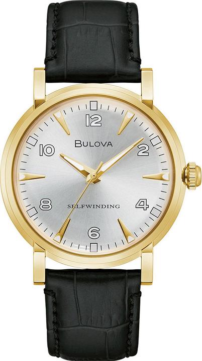 Bulova 97A152 Orologio da uomo automatico Clipper 39mm 3ATM (Orologio da polso analogico, 39 mm)