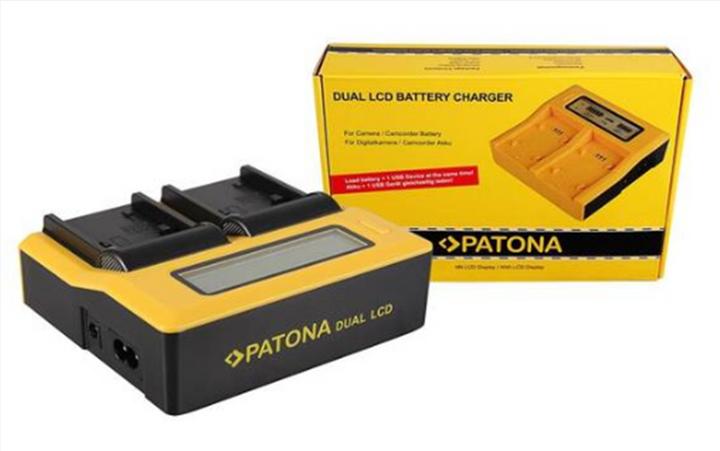 Produktbild Patona Dual LCD Charger (Ladegerät)
