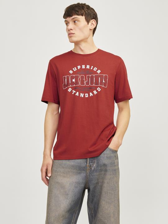 Actual product image Jack & Jones Jjelogo Tee Ss O-Neck 2 Col Aw24 Sn (L)