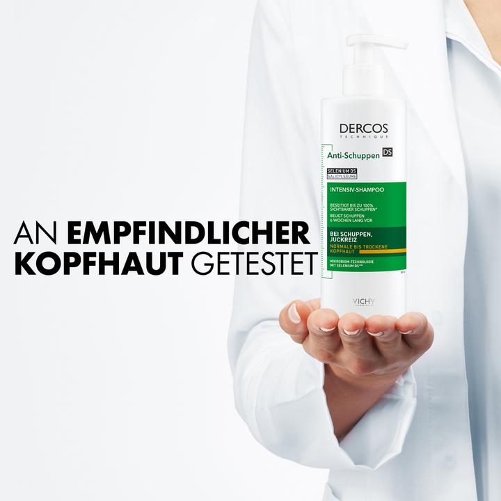 Actual product image Vichy Dercos Anti-Schuppen Shampoo trockene Kopfhaut (390 ml, Liquid shampoo)