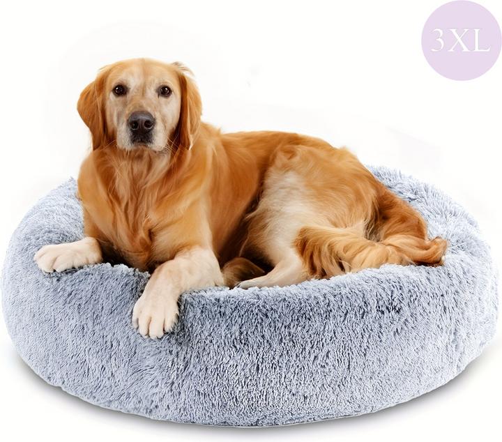 Immagine prodotto Alopini Letto calmante per cani e gatti, ciambella riscaldante e soffice letto rotondo (Cane, Gatto)