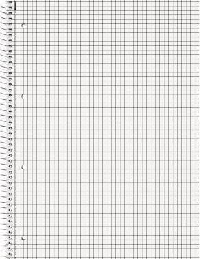 Image du produit Carnet de notes du collège (A4, Quadrillé, Non contraignant)