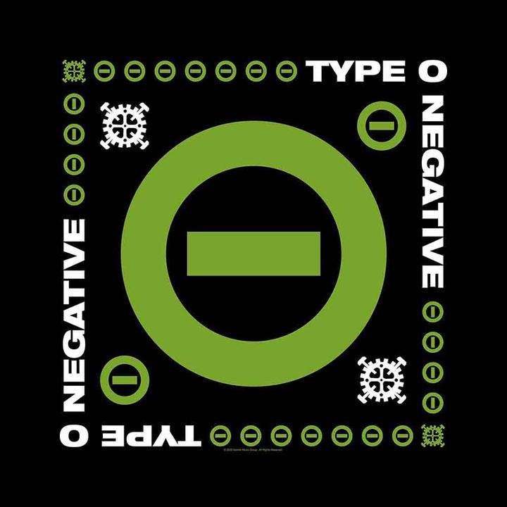 Produktbild Type O Negative Adult Negative Symbol Bandana