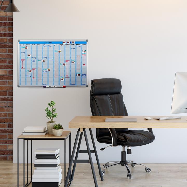 Image du produit Relaxdays Planificateur pour tableau blanc (90 x 5 x 60 cm)
