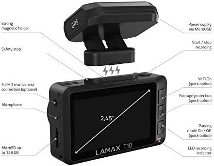 Produktbild Lamax T10 (GPS-Empfänger, Beschleunigungssensor, WLAN, Akku, UHD 4K)
