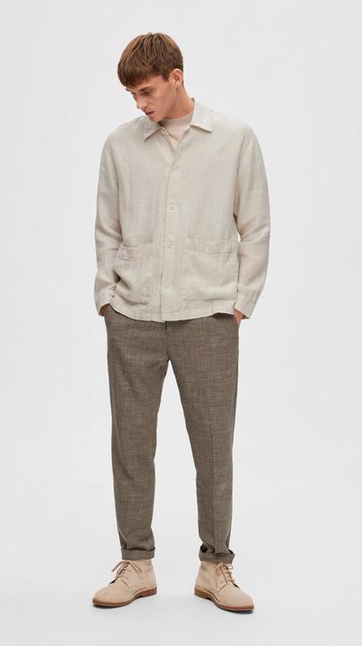 Actual product image Selected Homme Linen overshirt (L)
