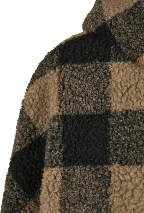Image du produit Urban Classics Ladies Hooded Oversized Check Sherpa Jacket (5XL)