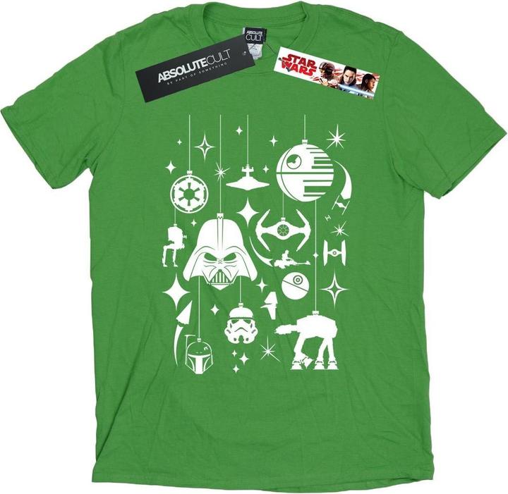 Immagine prodotto Star Wars Christmas Decorations Maglietta Ampia Donna (L)