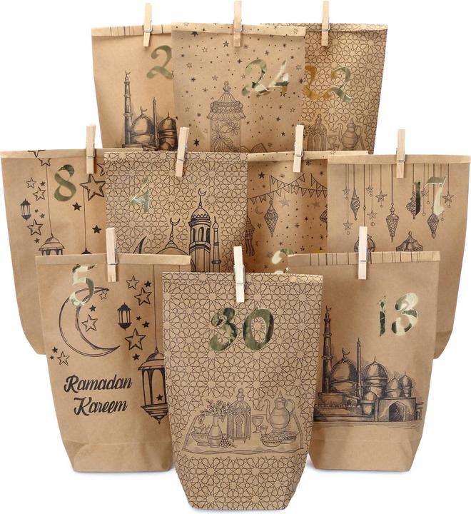 Image du produit Papierdrachen Sacs à cadeaux du Ramadan (Pochette cadeau, 1 x)