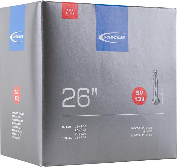 Image du produit Schwalbe SV13J Fatbike Inner Tube 26 x 3.5-4.8"