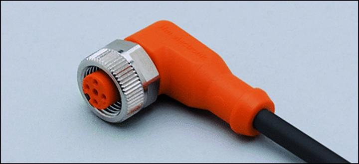 Actual product image IFM Cable socket electronic M12 EVC004 (S/STP, CAT6, 2 m)