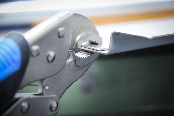 Actual product image BGS Body grip pliers set (185 mm)
