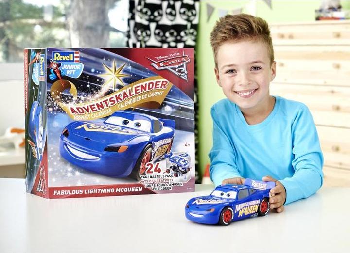 Actual product image Revell Advent Calendar Lightning McQueen
