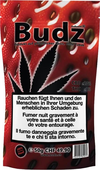 Image du produit Budz Fraises 50gr. (50 g, Extérieur)