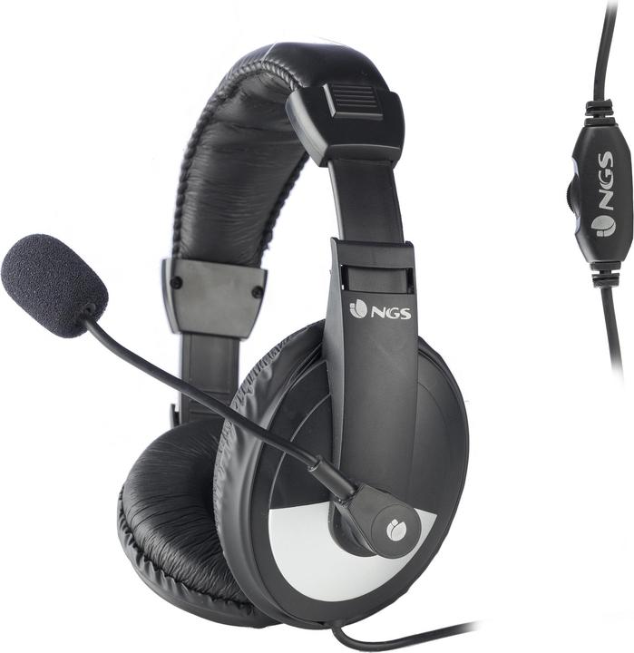 Immagine prodotto NGS MSX9 Pro Cuffie ad archetto cablate chiamate/musica Nero (Cablato)